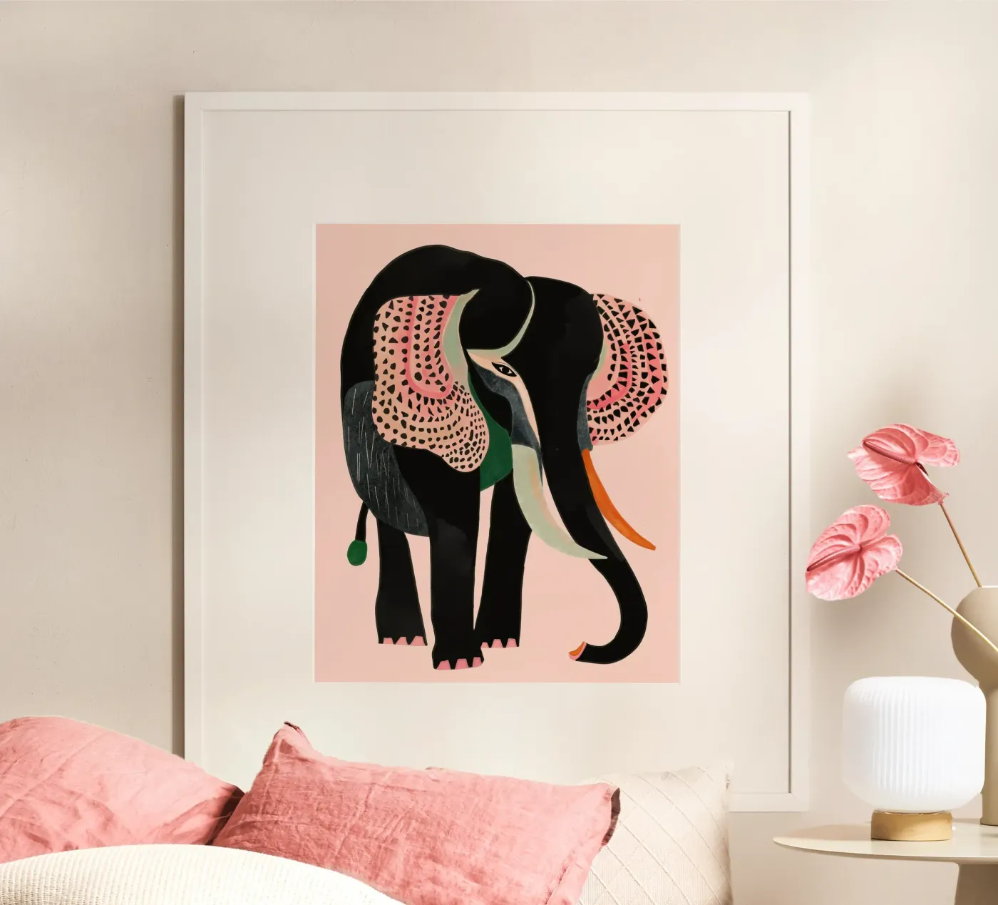 Abstract Elephant poster by ArtsySesta