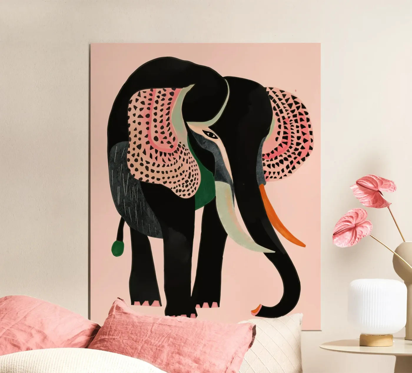 Abstract Elephant poster by ArtsySesta