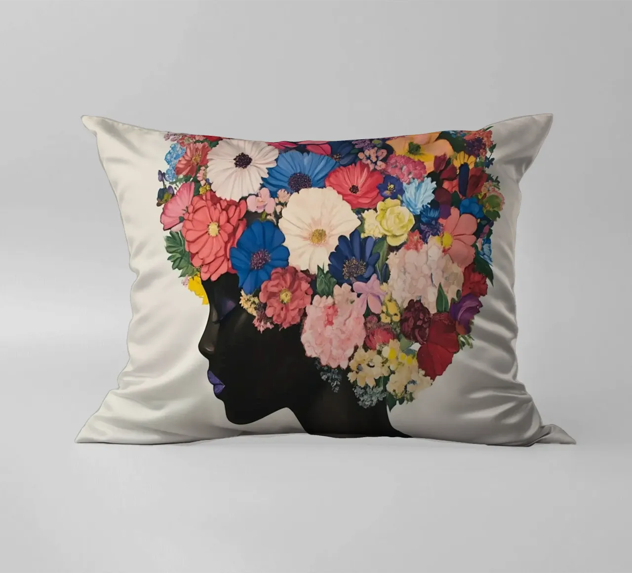 Fiori femminili Freschezza cuscino da Carinaprint