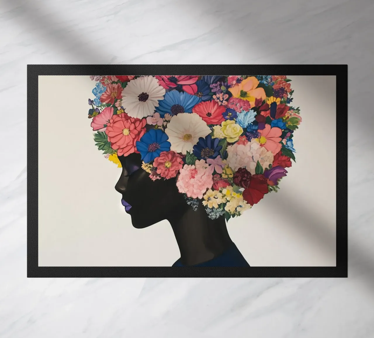 Fiori femminili Freschezza zerbino da Carinaprint