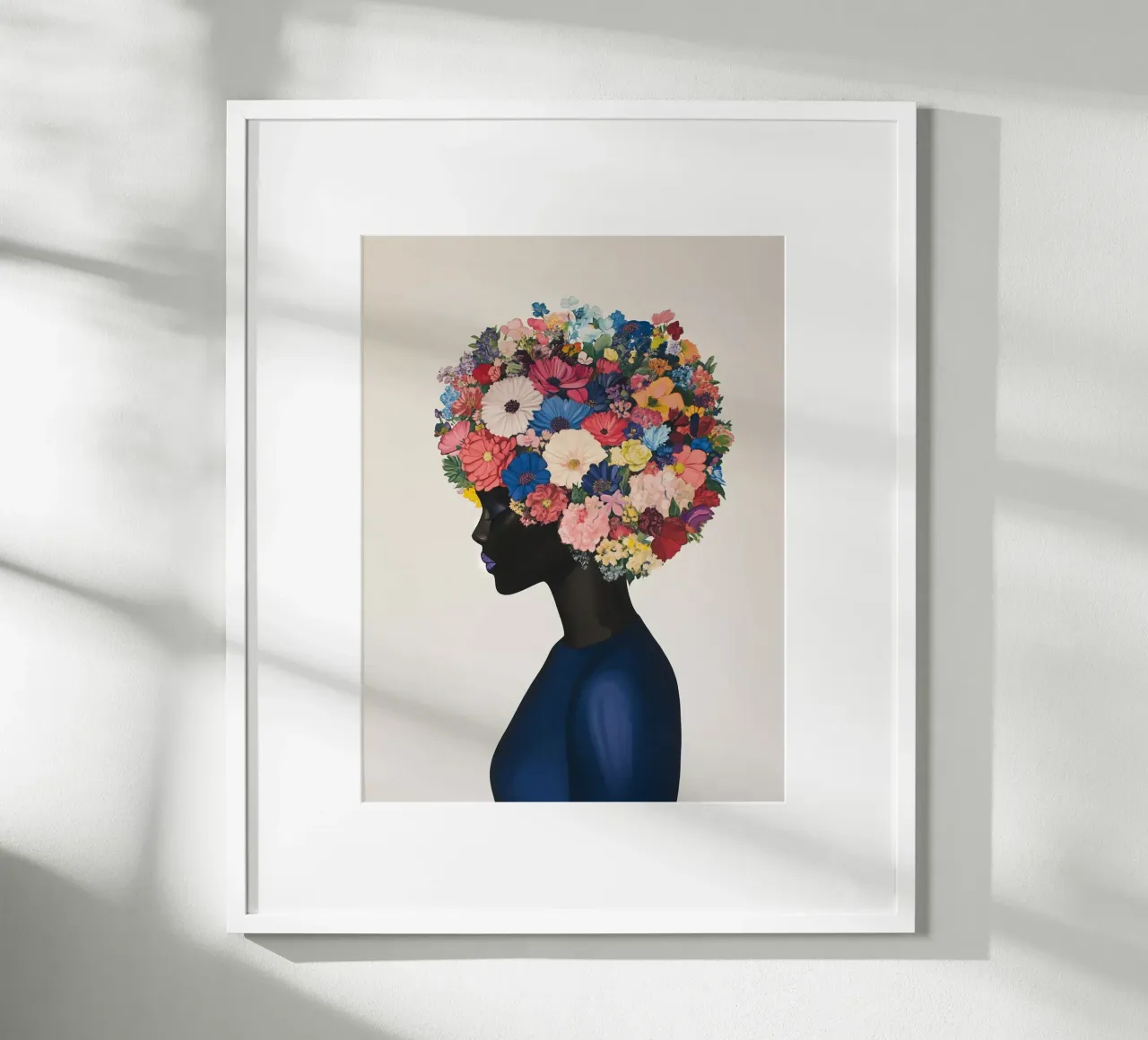 Fiori femminili Freschezza poster da Carinaprint