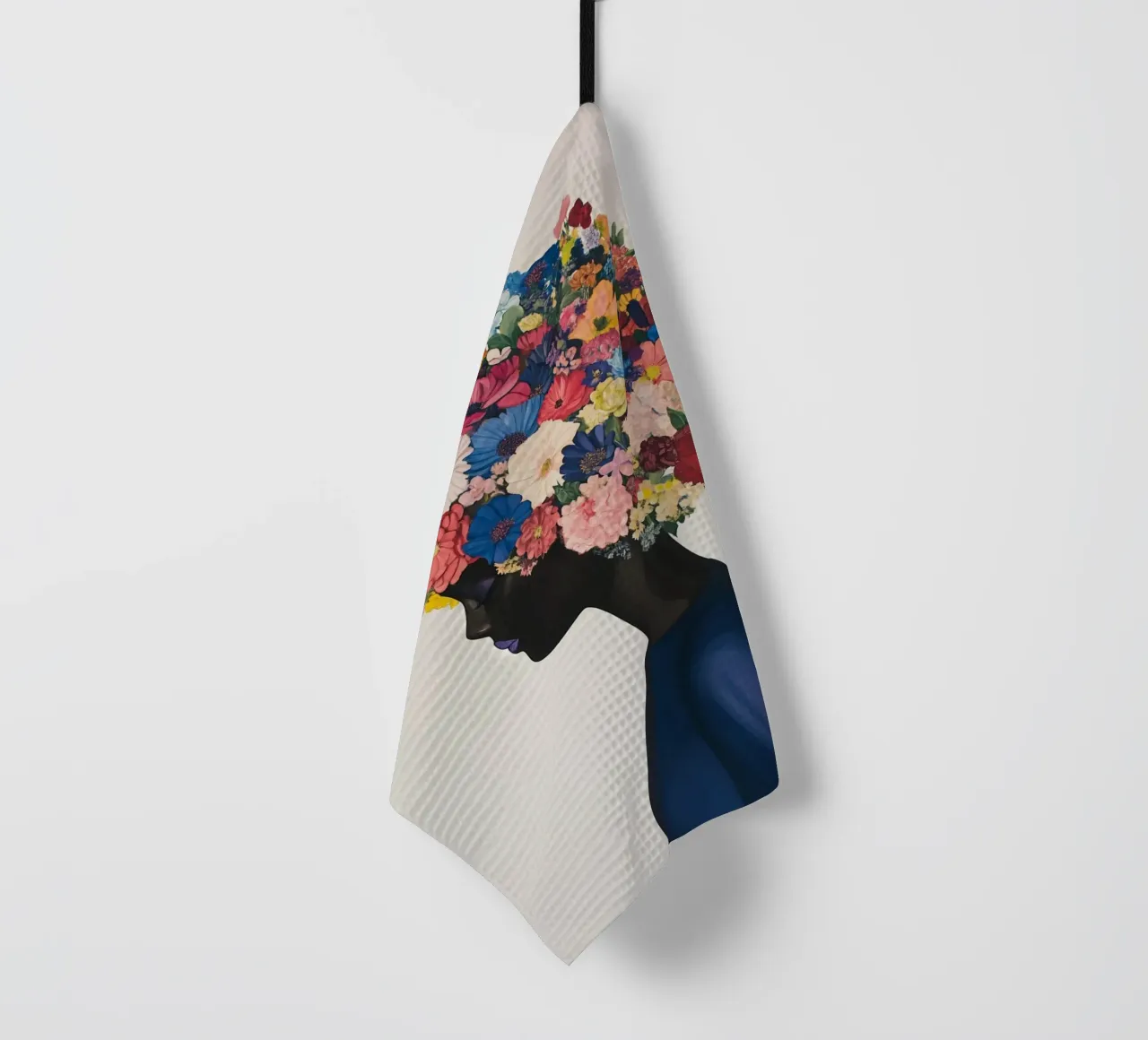 Fiori femminili Freschezza canovaccio da cucina da Carinaprint