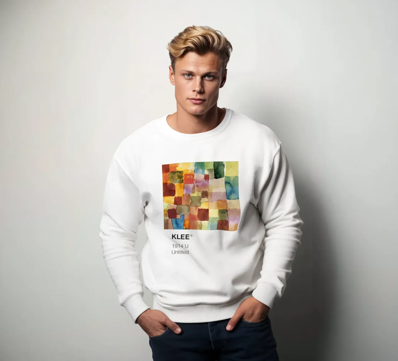 Klee Pantone felpa da Vintagrafica