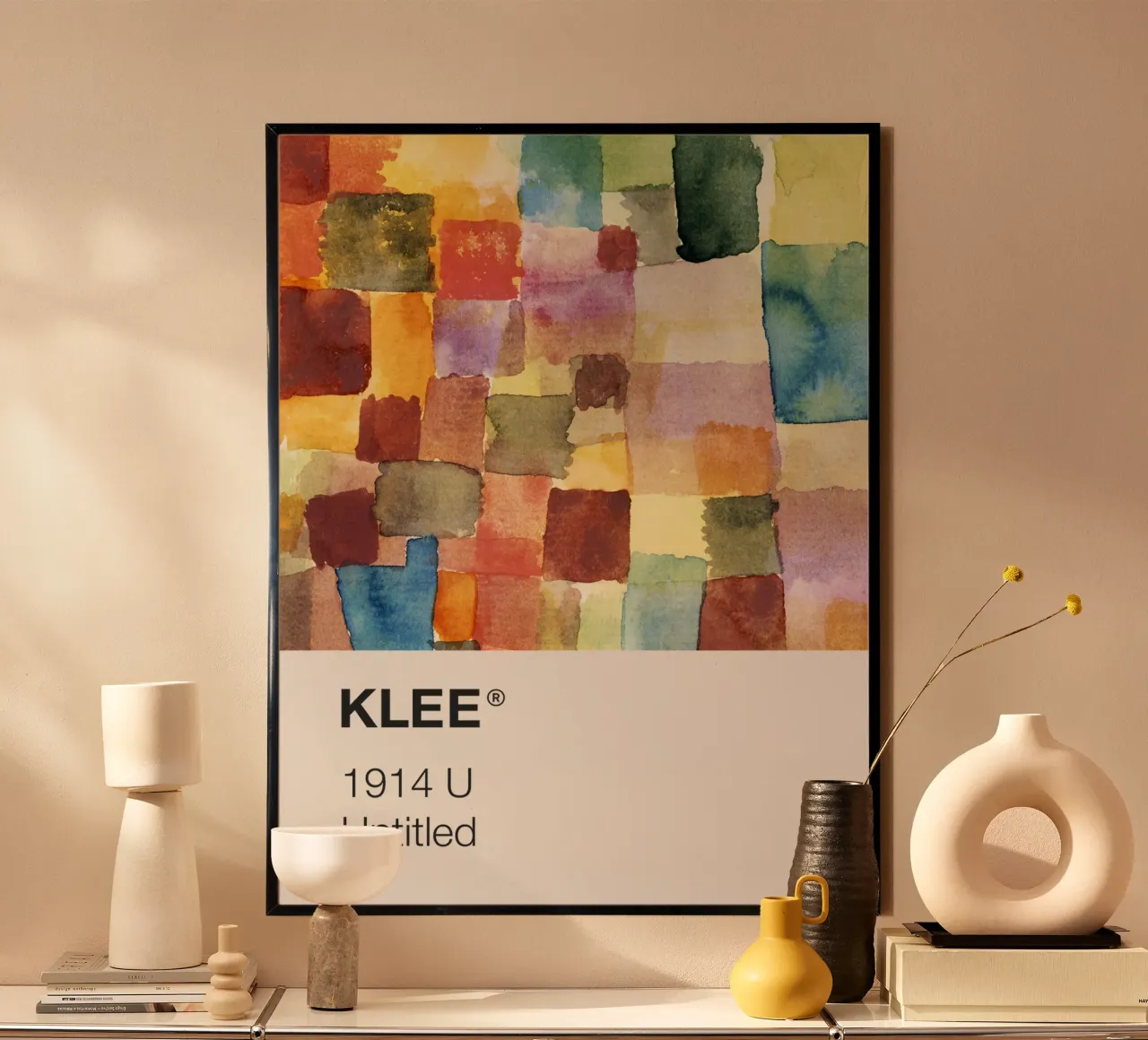 Klee Pantone poster da Vintagrafica