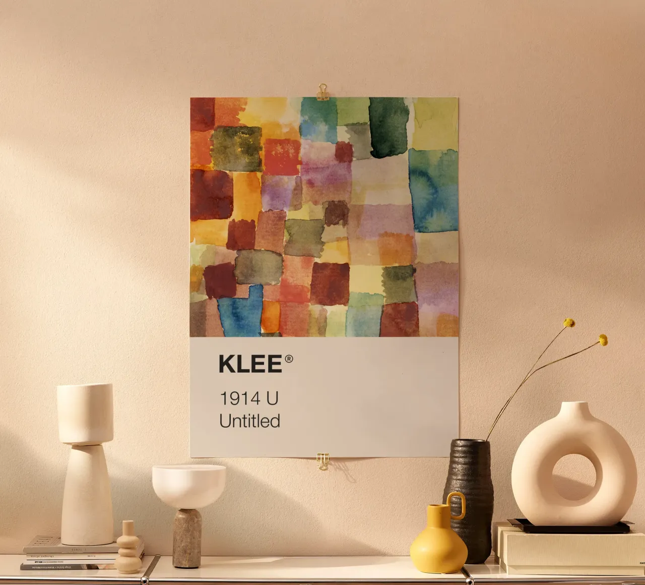 Klee Pantone poster da Vintagrafica