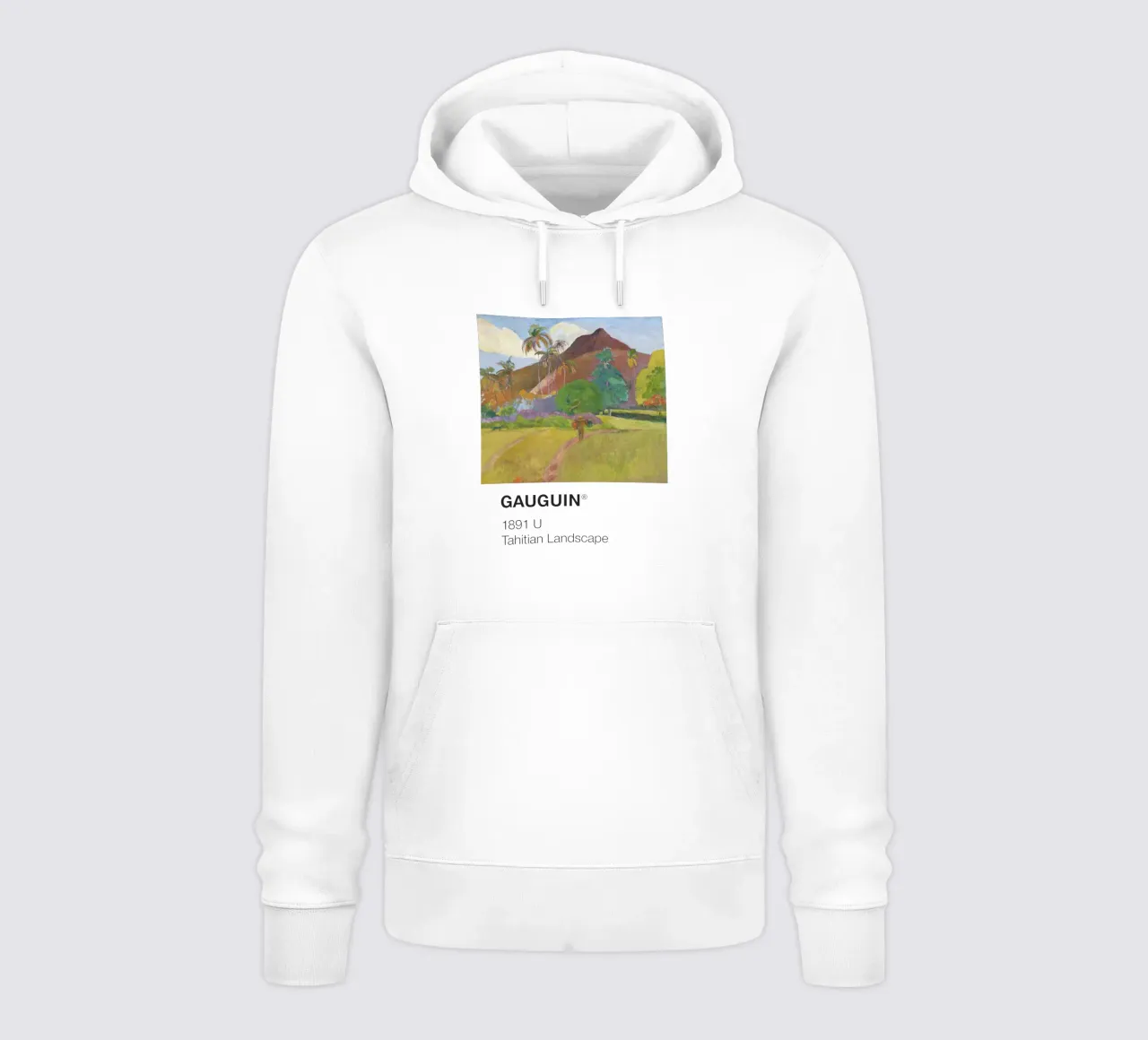 Gauguin Pantone felpa con cappuccio da Vintagrafica
