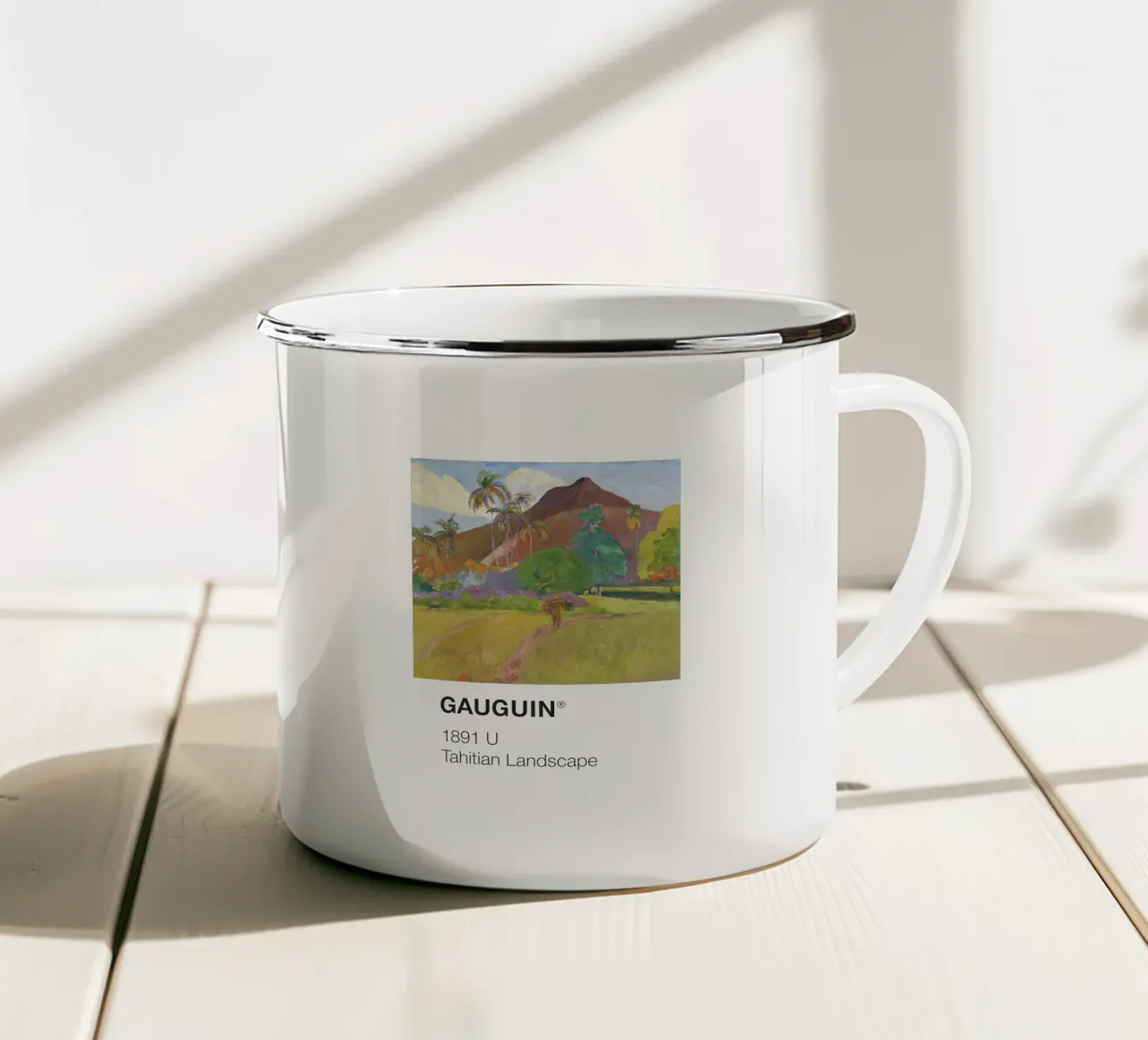 Gauguin Pantone tazza in smalto da Vintagrafica