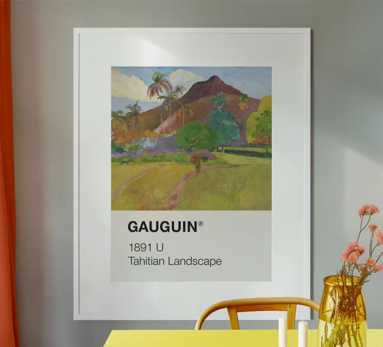 Gauguin Pantone poster da Vintagrafica