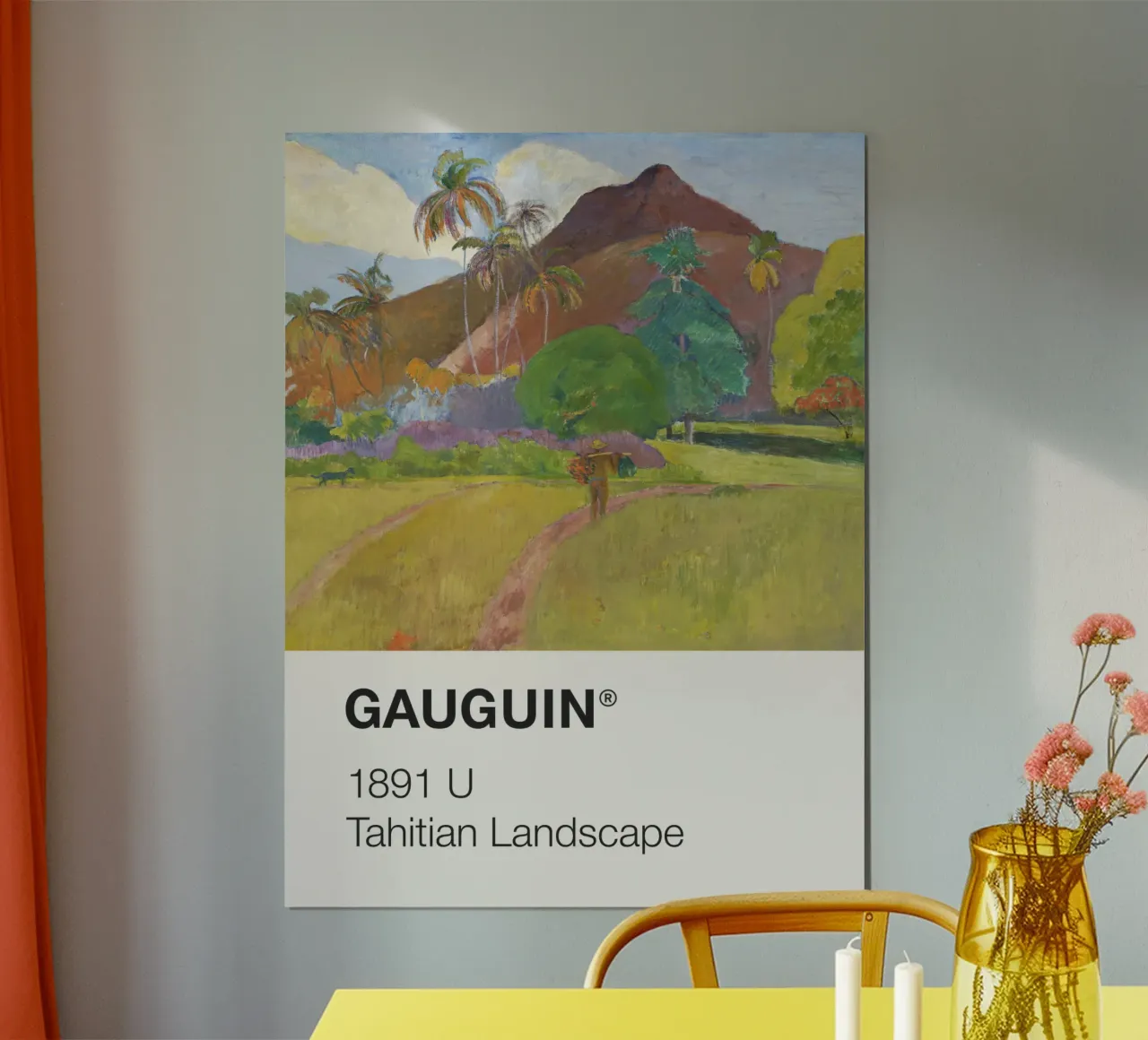 Gauguin Pantone poster da Vintagrafica