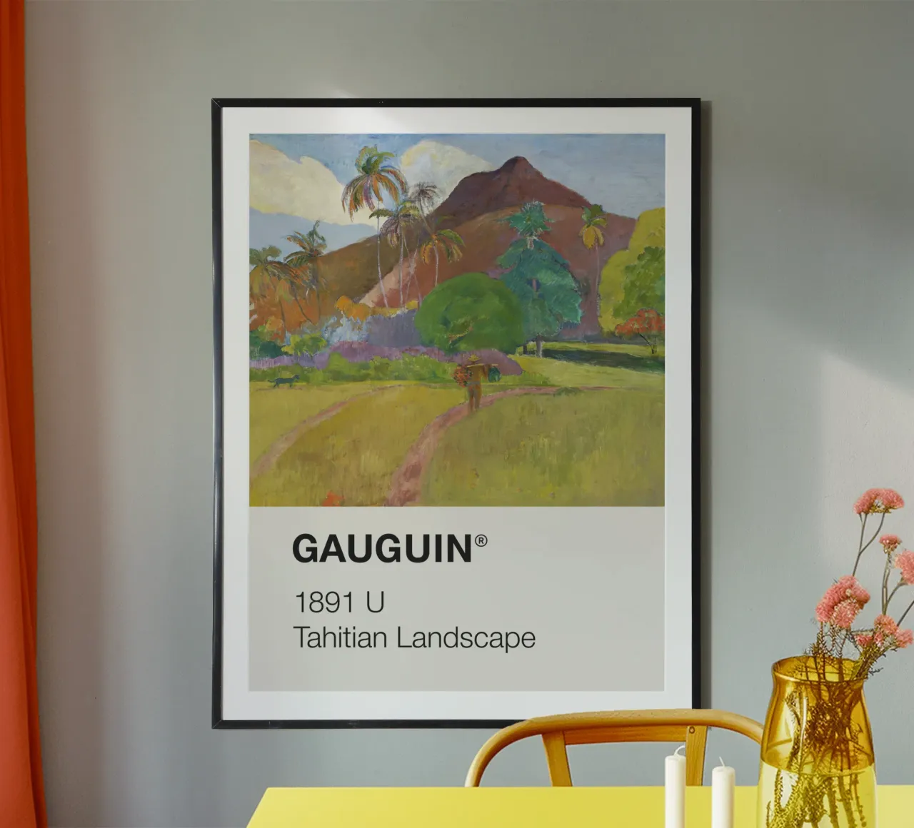 Gauguin Pantone poster da Vintagrafica