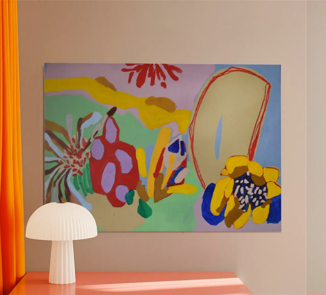 Aksamiet poster con telaio in plastica da Silvaya