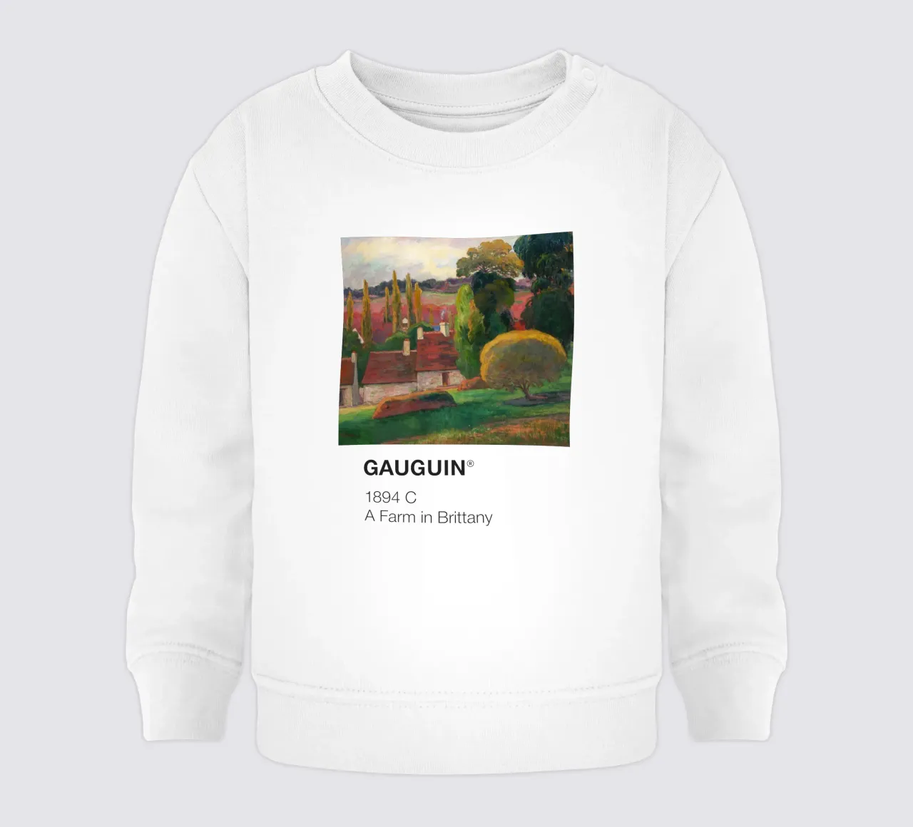 Pantone Gauguin felpa neonato da Vintagrafica