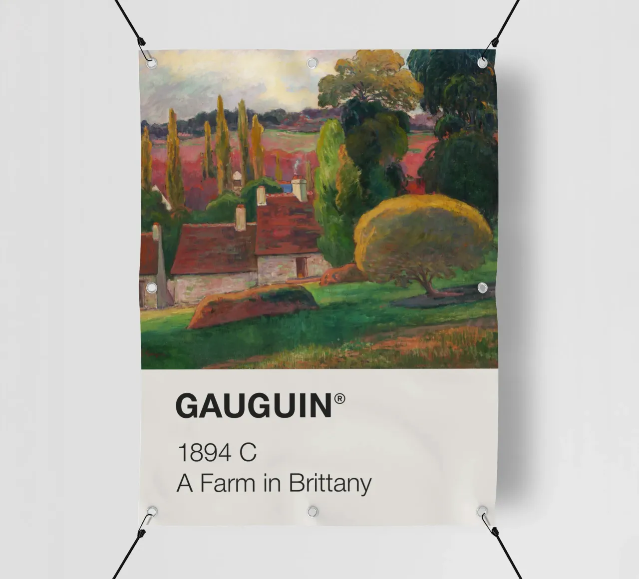 Pantone Gauguin telo in pvc da Vintagrafica