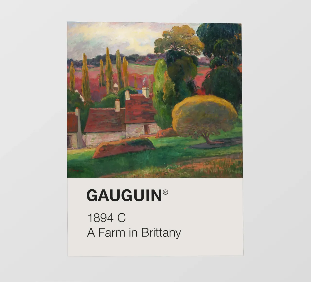 Pantone Gauguin telo in pvc da Vintagrafica