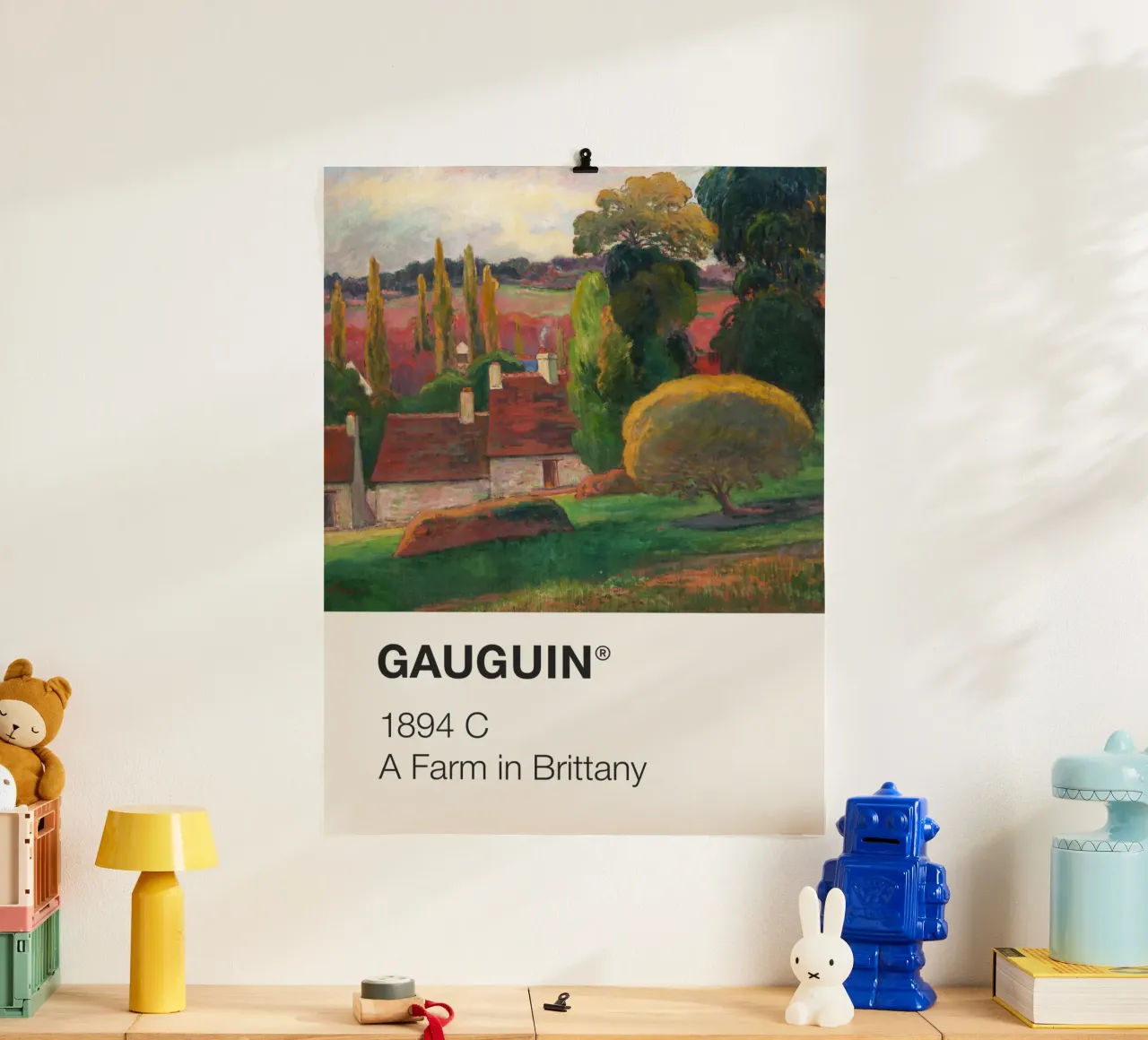 Pantone Gauguin poster da Vintagrafica