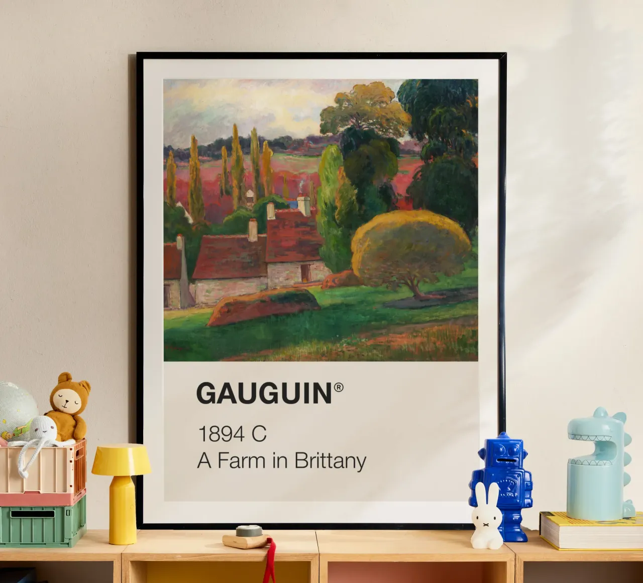 Pantone Gauguin poster da Vintagrafica