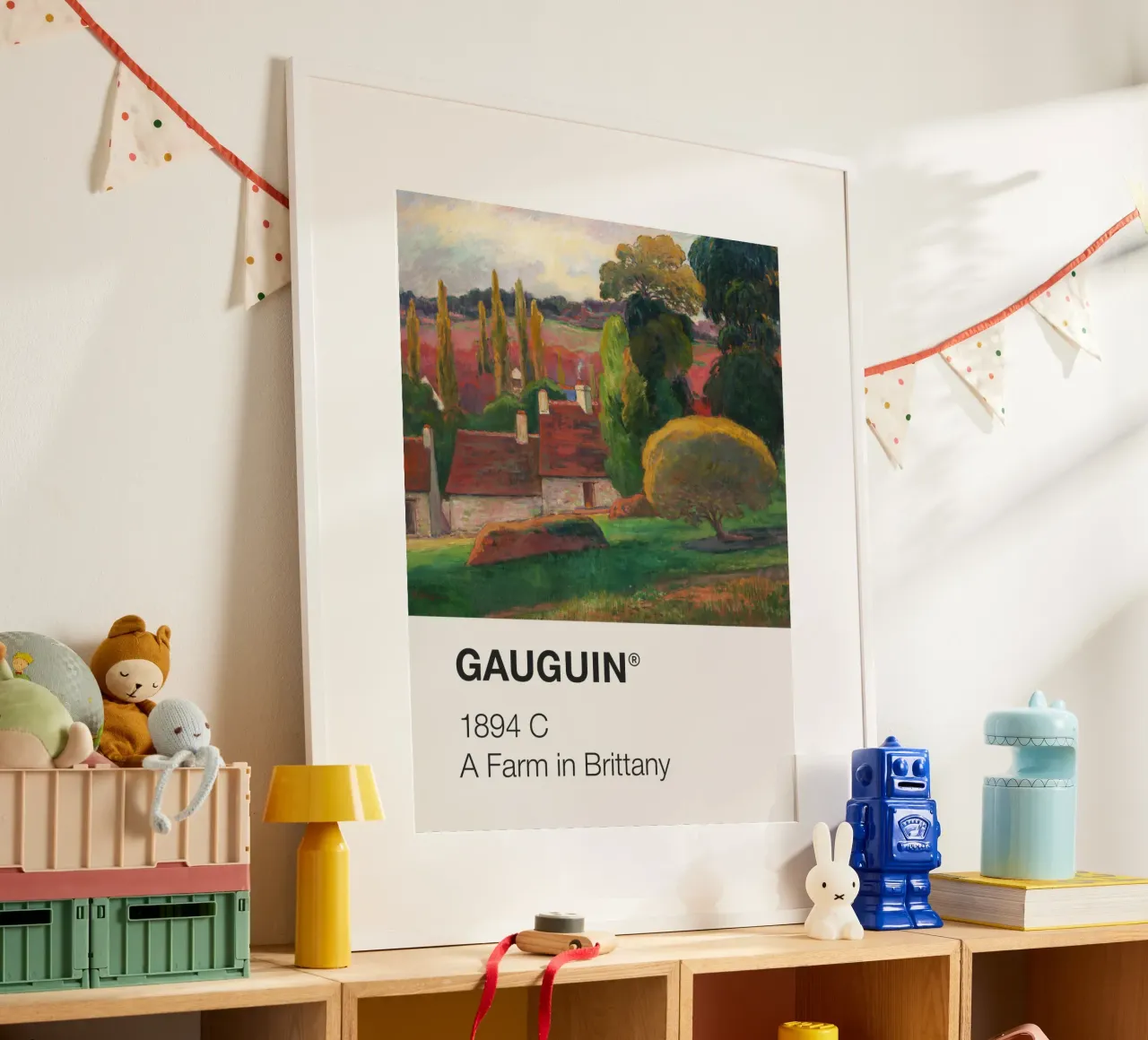 Pantone Gauguin poster da Vintagrafica