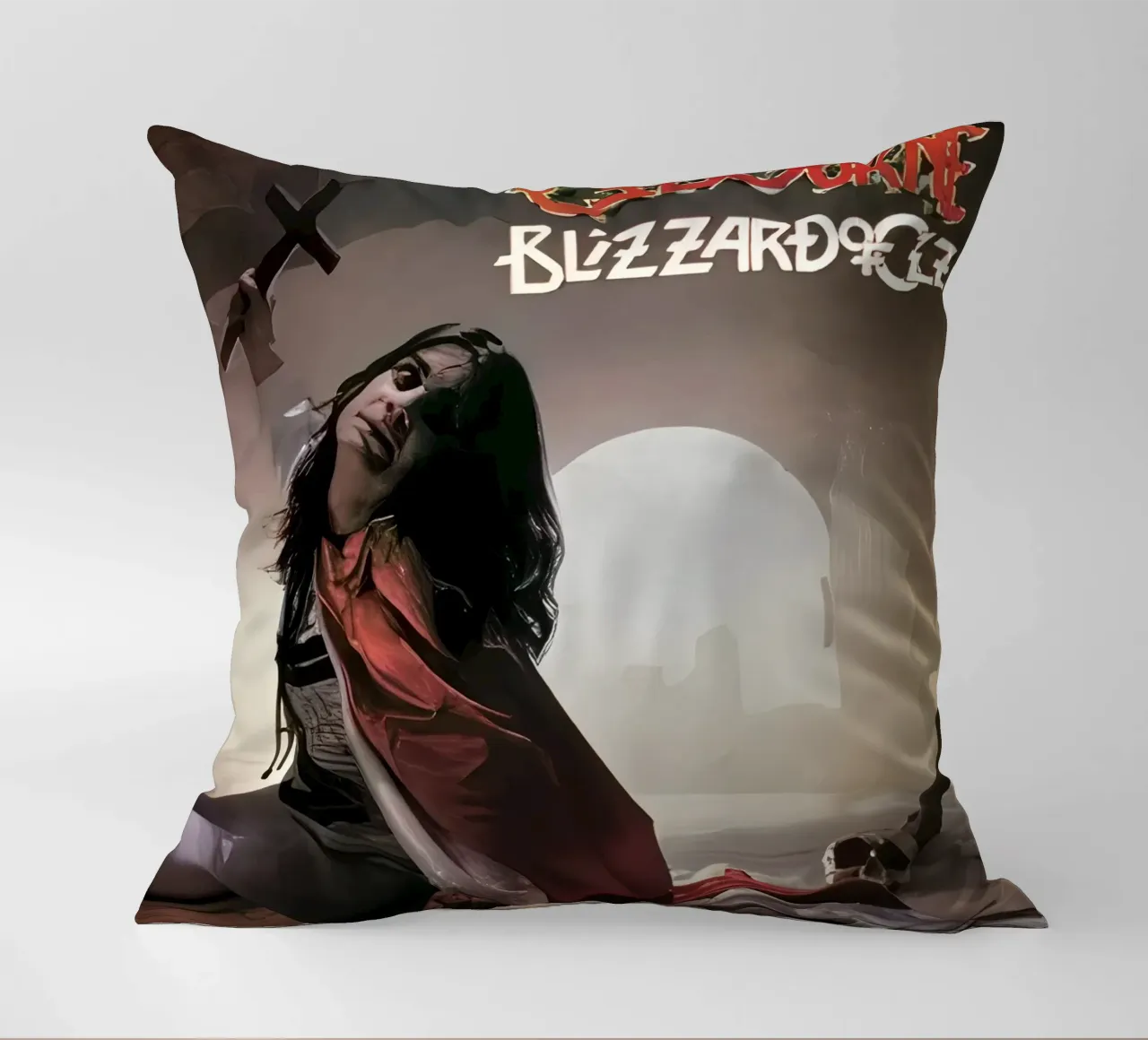 ozzy osbourne cuscino da rock music