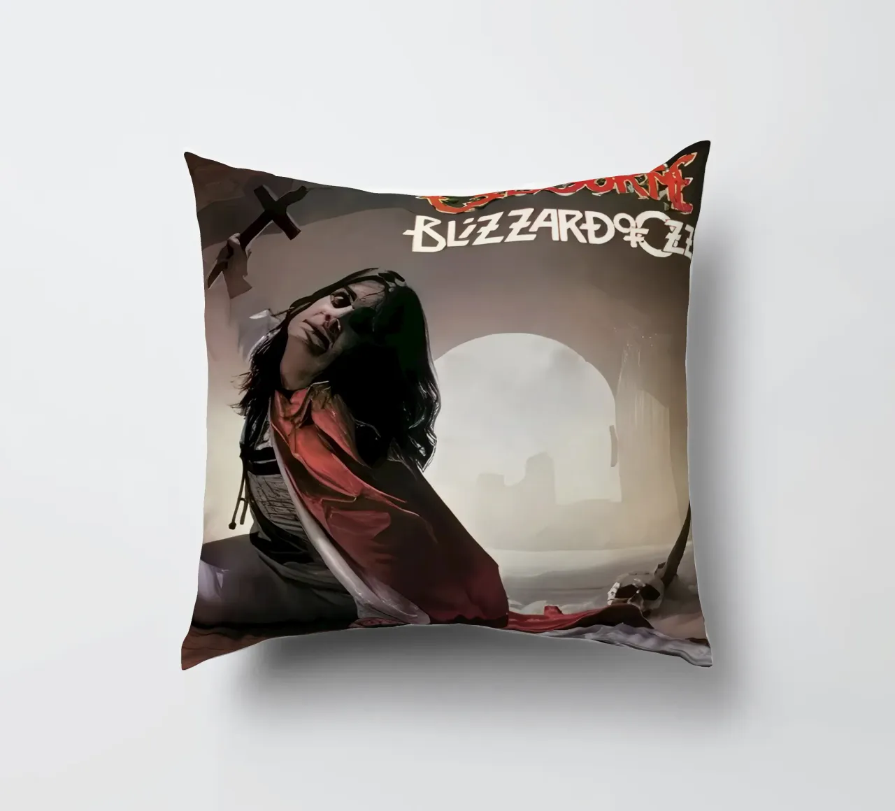 ozzy osbourne cuscino da rock music