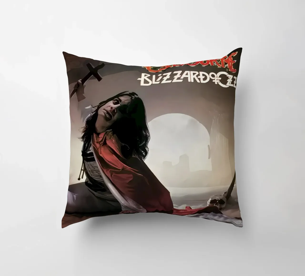 ozzy osbourne cuscino da rock music
