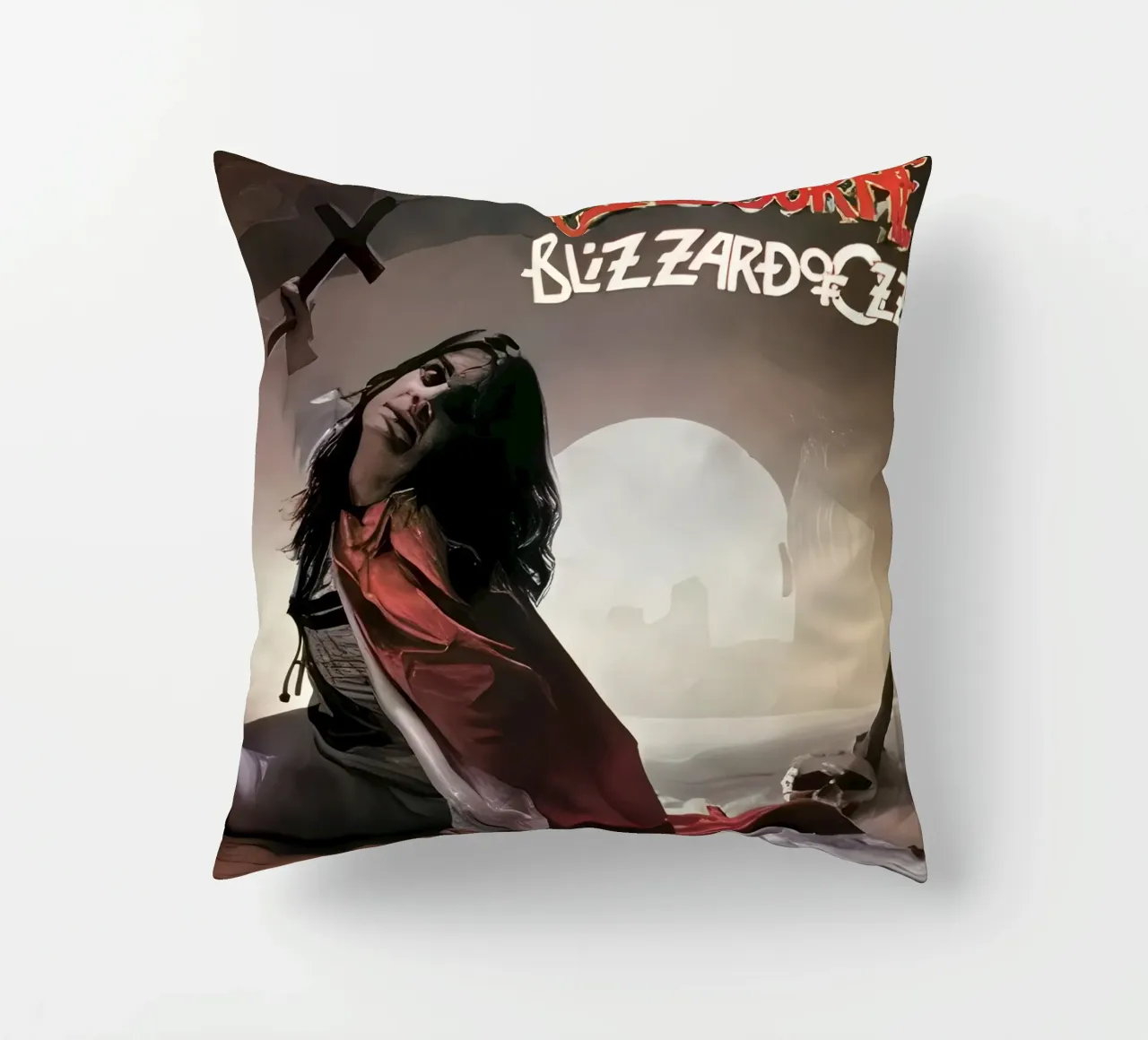 ozzy osbourne cuscino da rock music