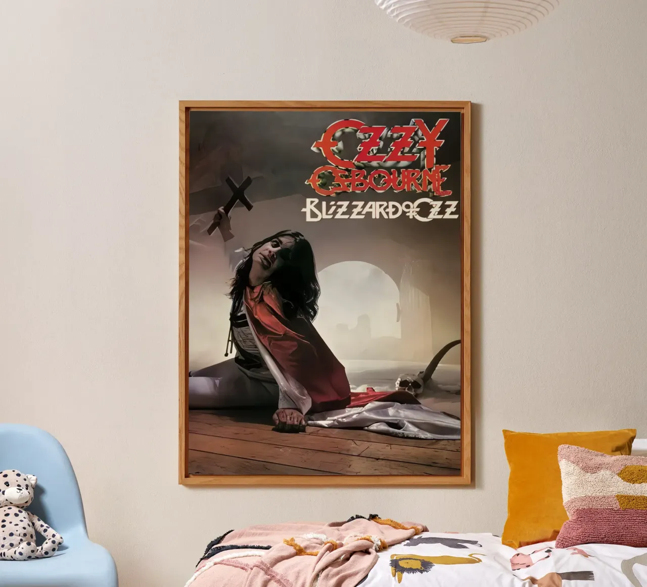 ozzy osbourne alluminio dibond da rock music