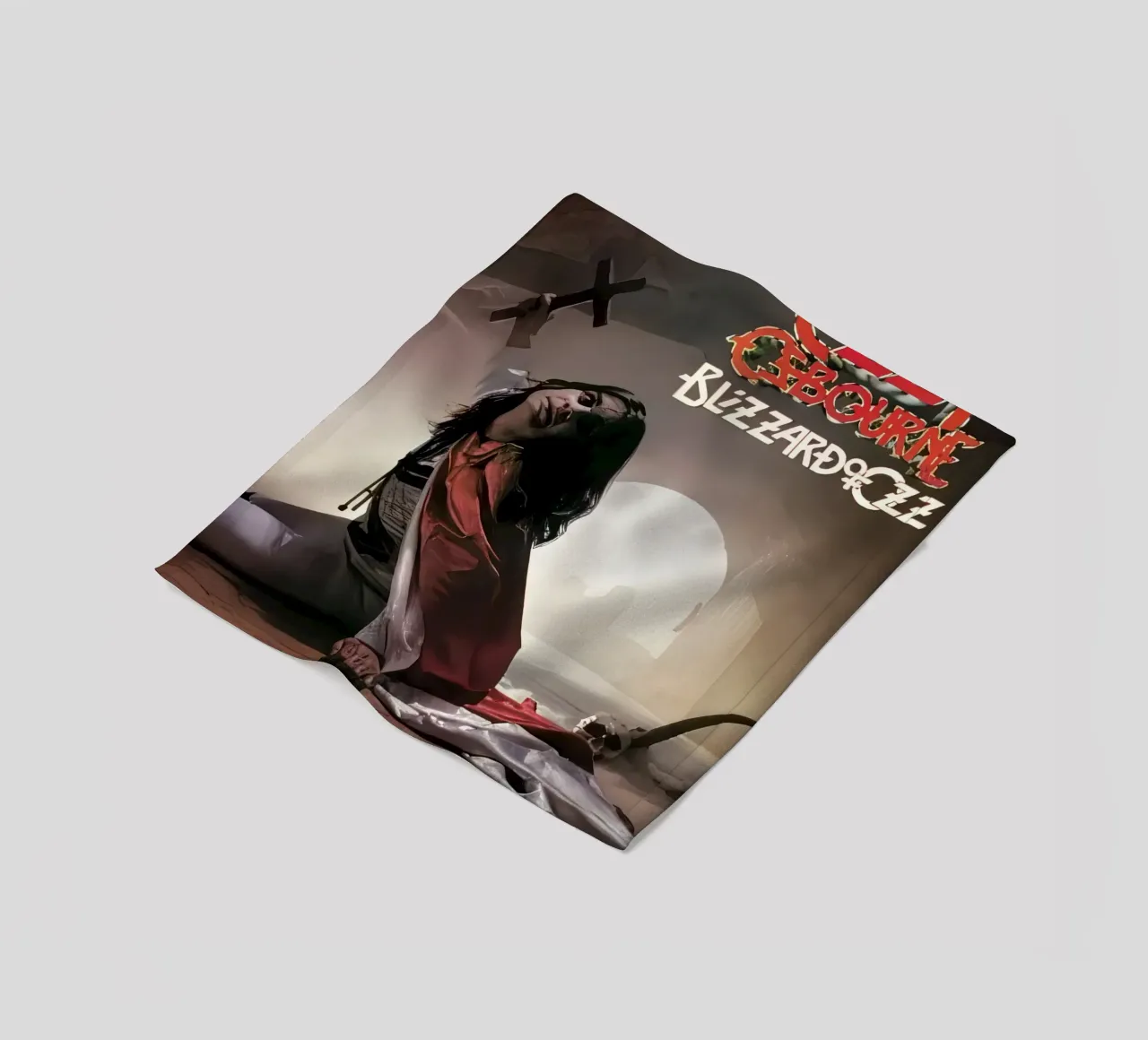 ozzy osbourne coperta in pile da rock music