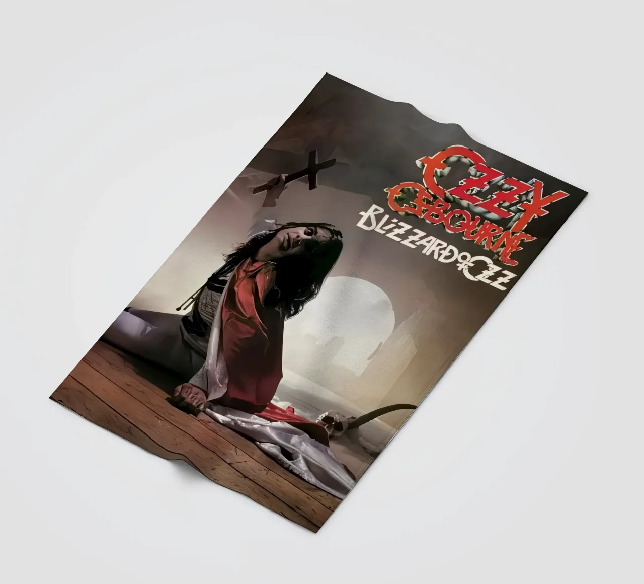 ozzy osbourne coperta in pile da rock music
