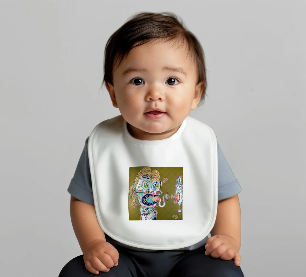 omaggio di murakami a fbacon I bavaglino da Collins Shop