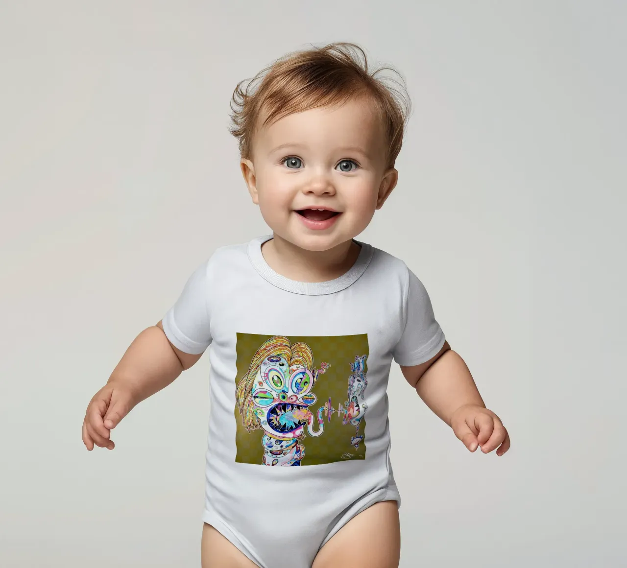 murakami homenaje a fbacon I body de bebé de Collins Shop