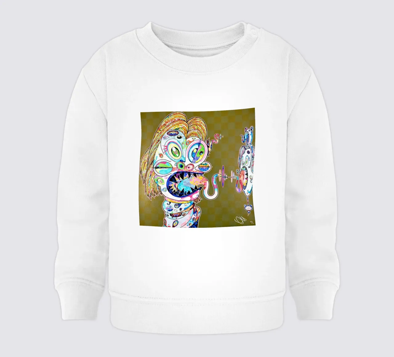 omaggio di murakami a fbacon I felpa neonato da Collins Shop