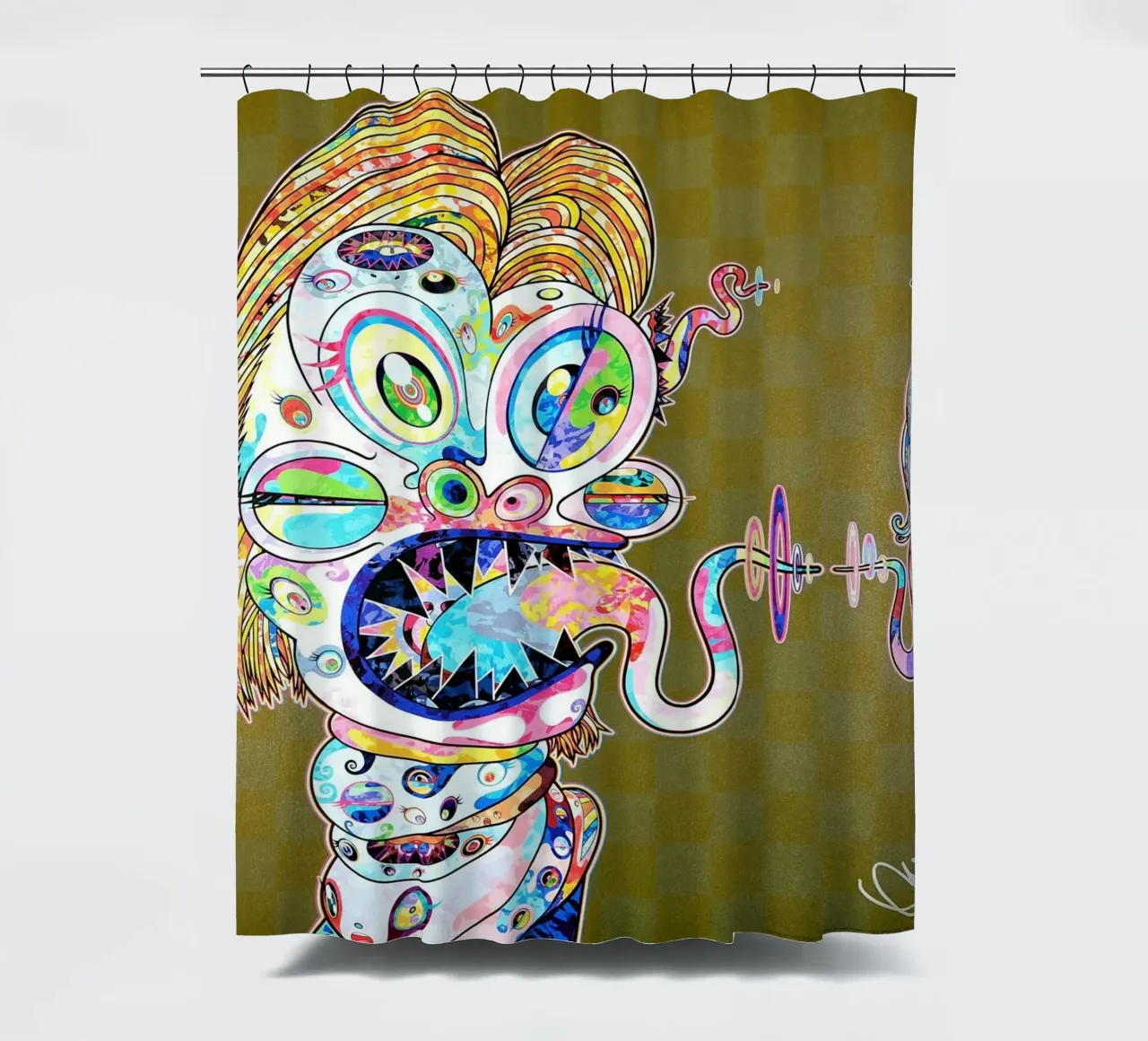 omaggio di murakami a fbacon I tenda da doccia da Collins Shop
