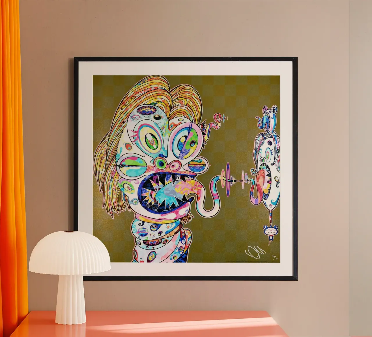 murakami homenaje a fbacon I hahnemühle de Collins Shop