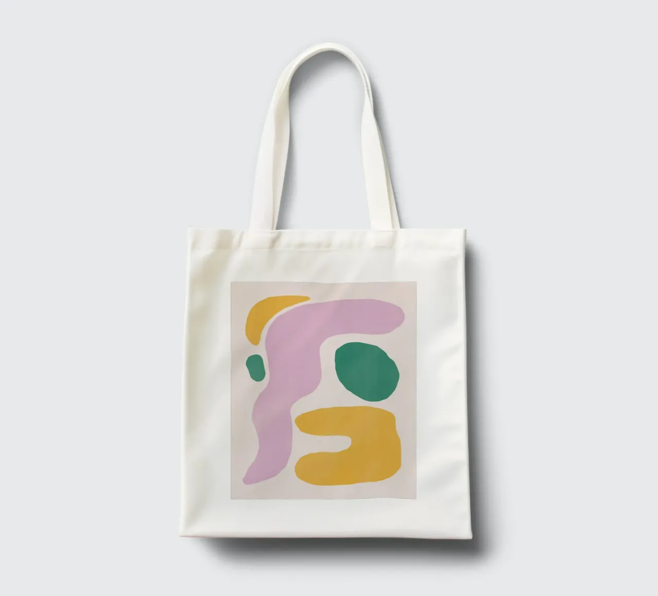 Blocco colore 02 borsa in juta da Little Dean