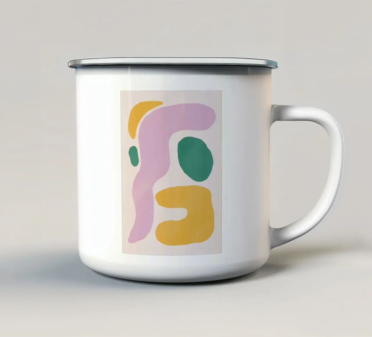 Blocco colore 02 tazza in smalto da Little Dean