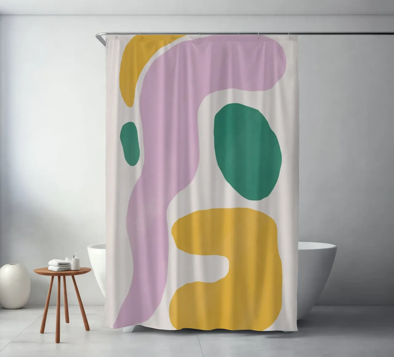 Blocco colore 02 tenda da doccia da Little Dean