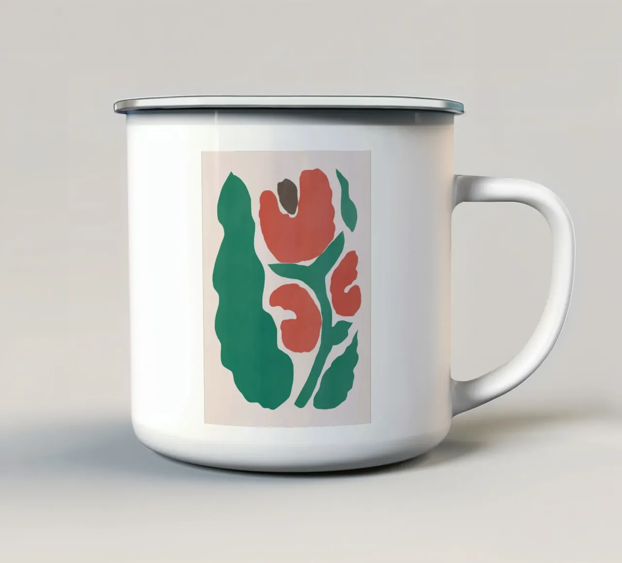 Blocco colore 03 tazza in smalto da Little Dean