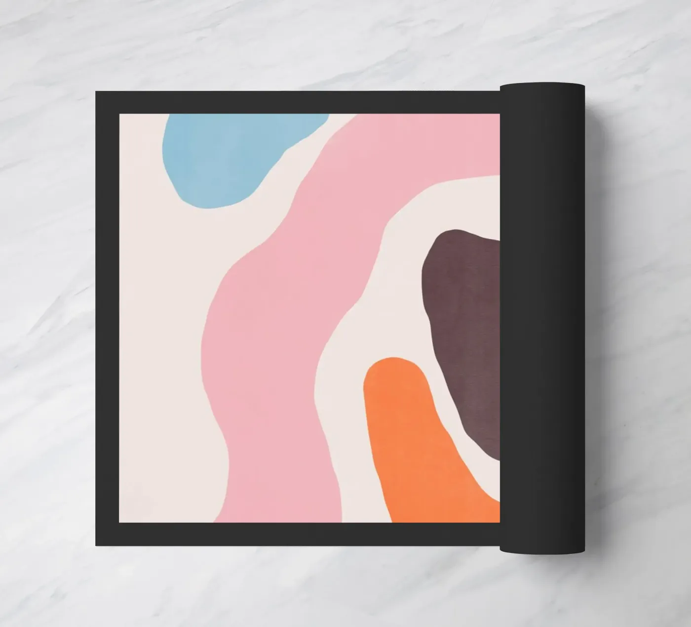 Farbblock 04 Fußmatte von Little Dean