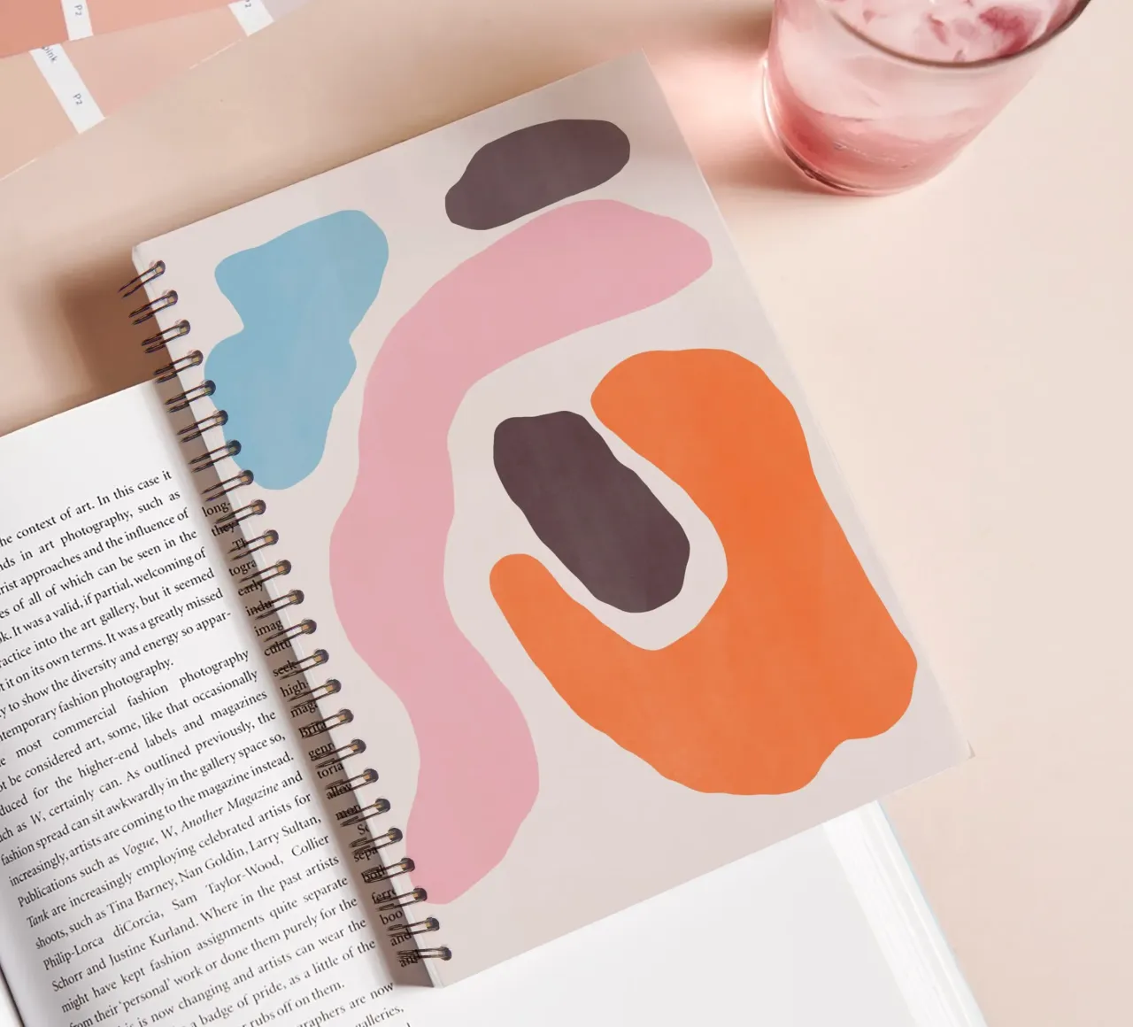 Colour block 04 spiral notebook by Little Dean