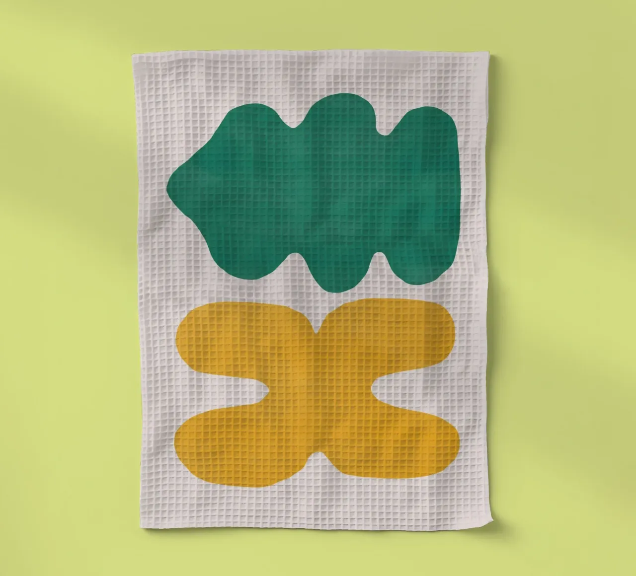 Colour block 05 tea towel by Little Dean