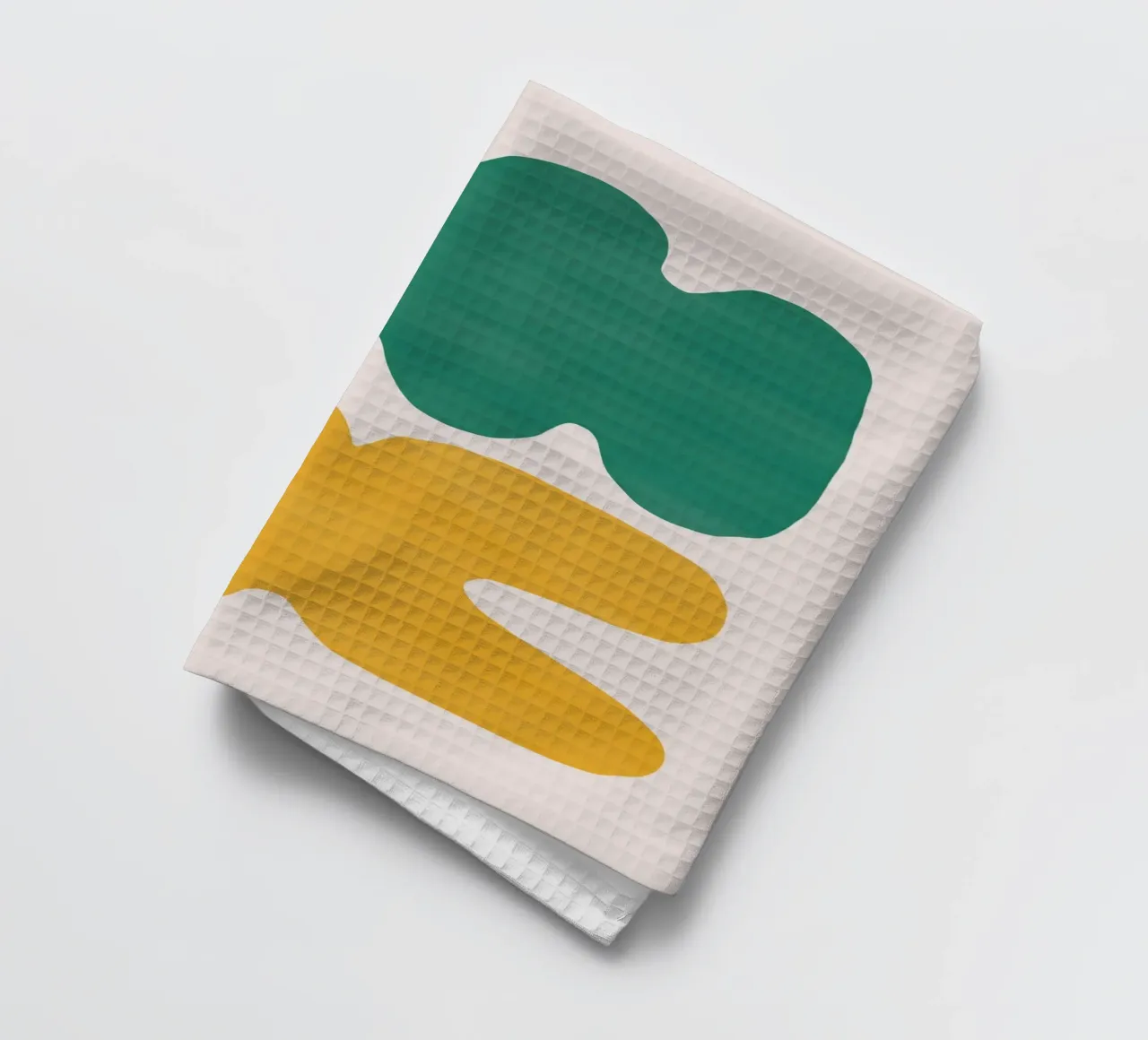 Colour block 05 tea towel by Little Dean