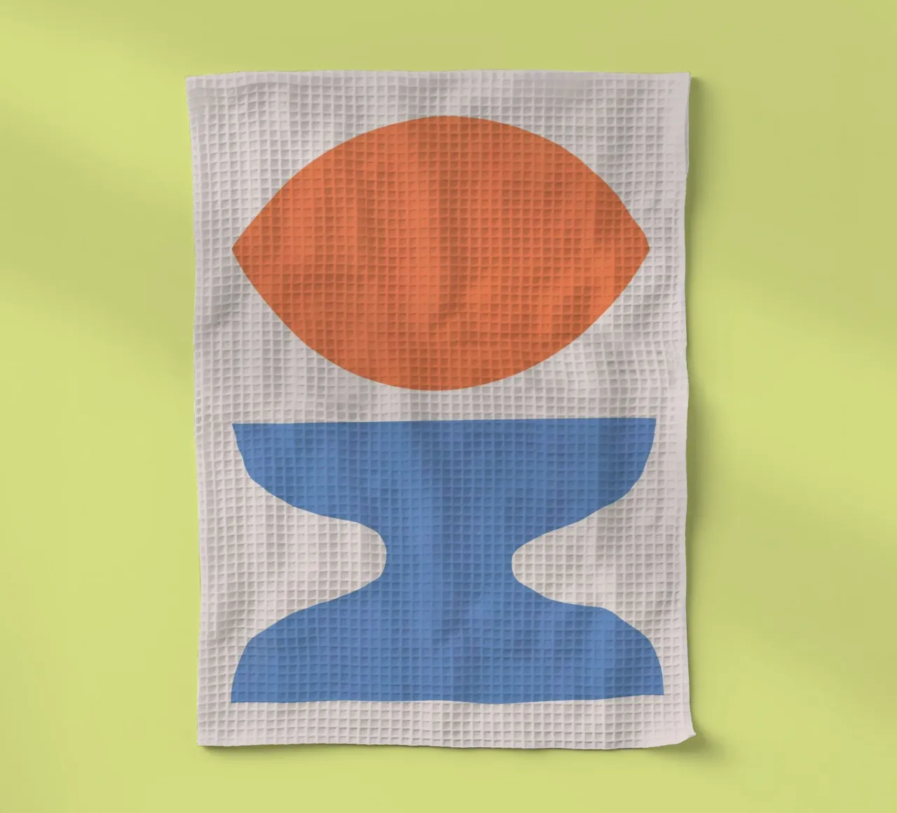 Colour block 06 tea towel by Little Dean
