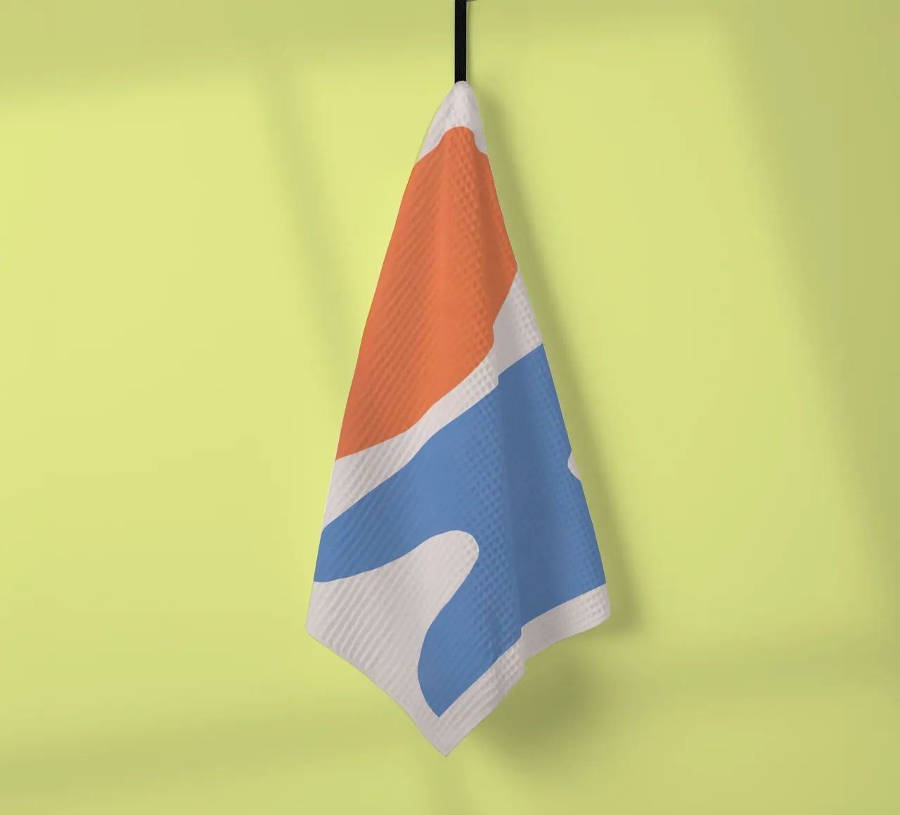 Colour block 06 tea towel by Little Dean