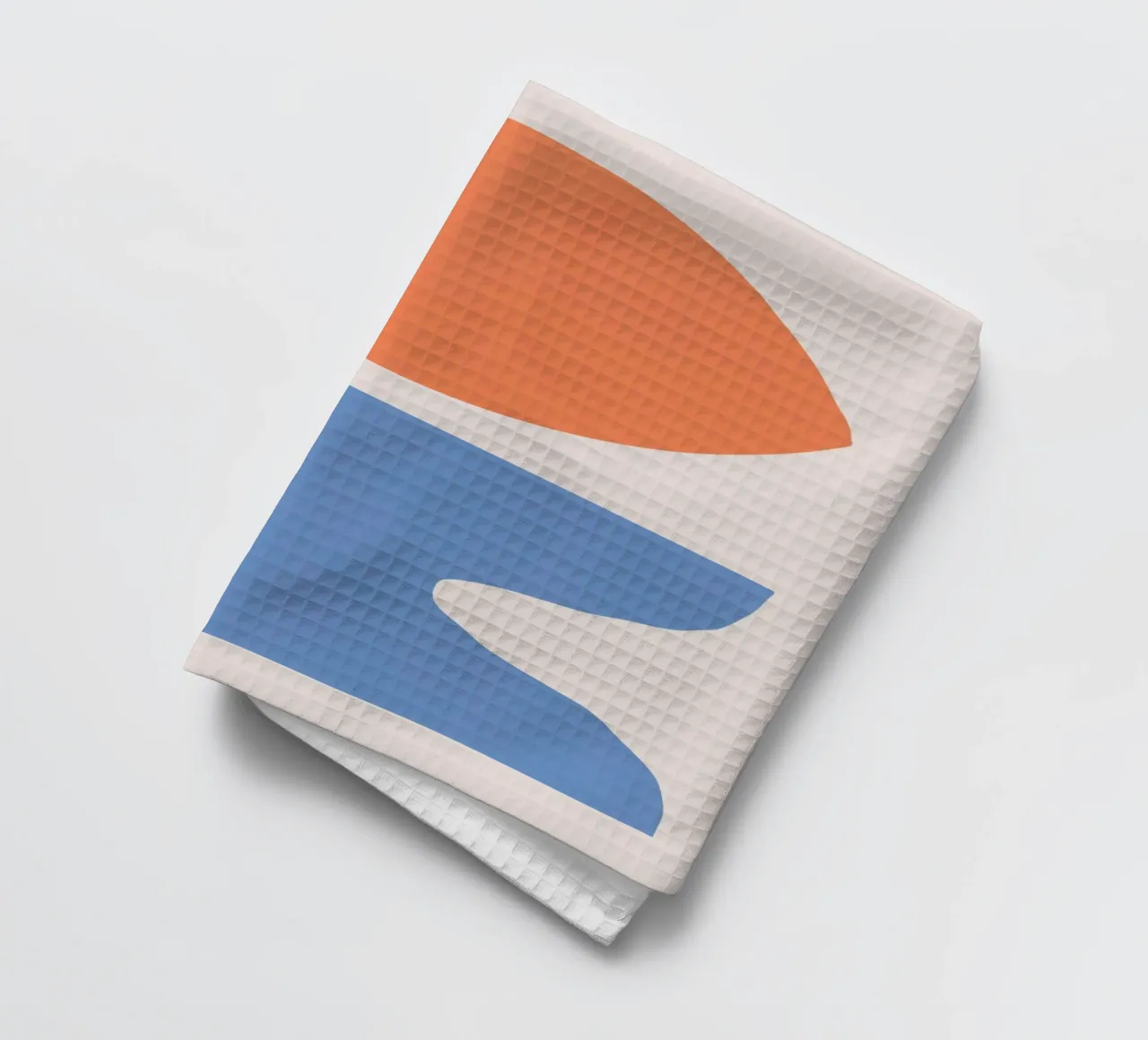 Colour block 06 tea towel by Little Dean
