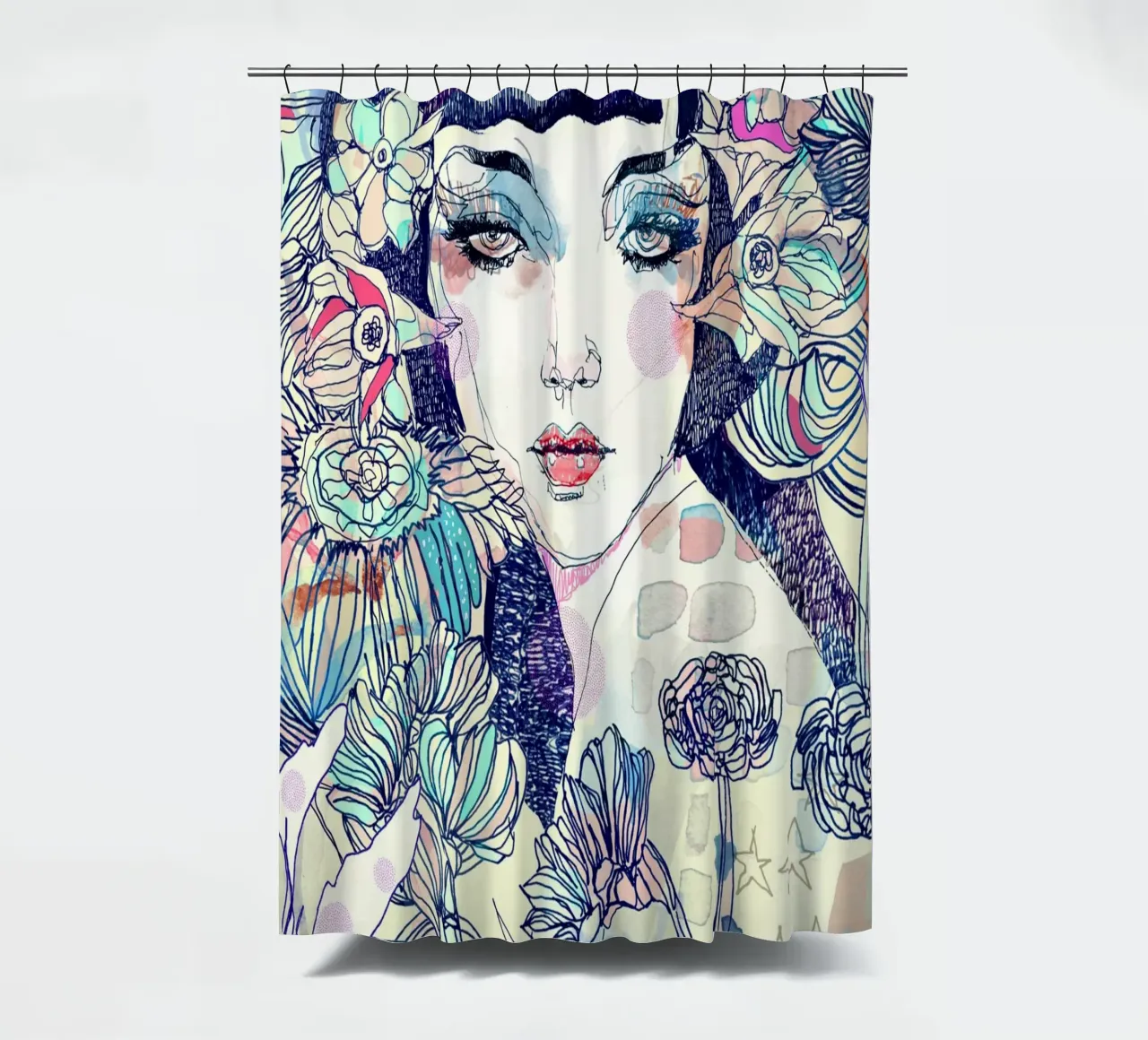 giungla tenda da doccia da Giulio Iurissevich