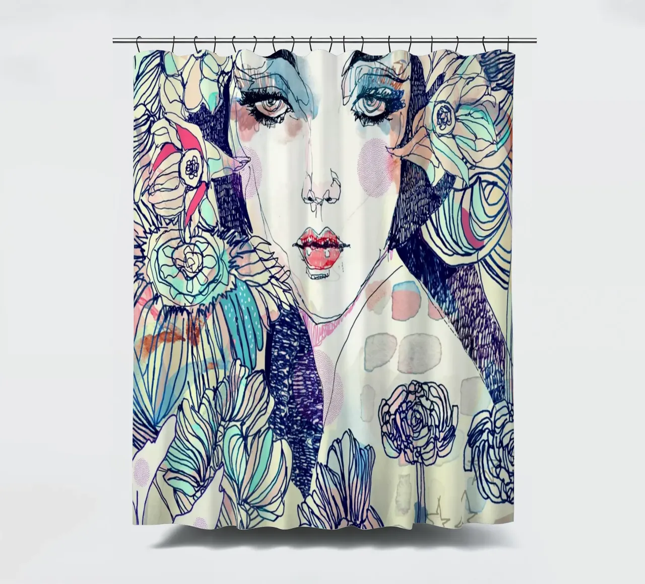 giungla tenda da doccia da Giulio Iurissevich