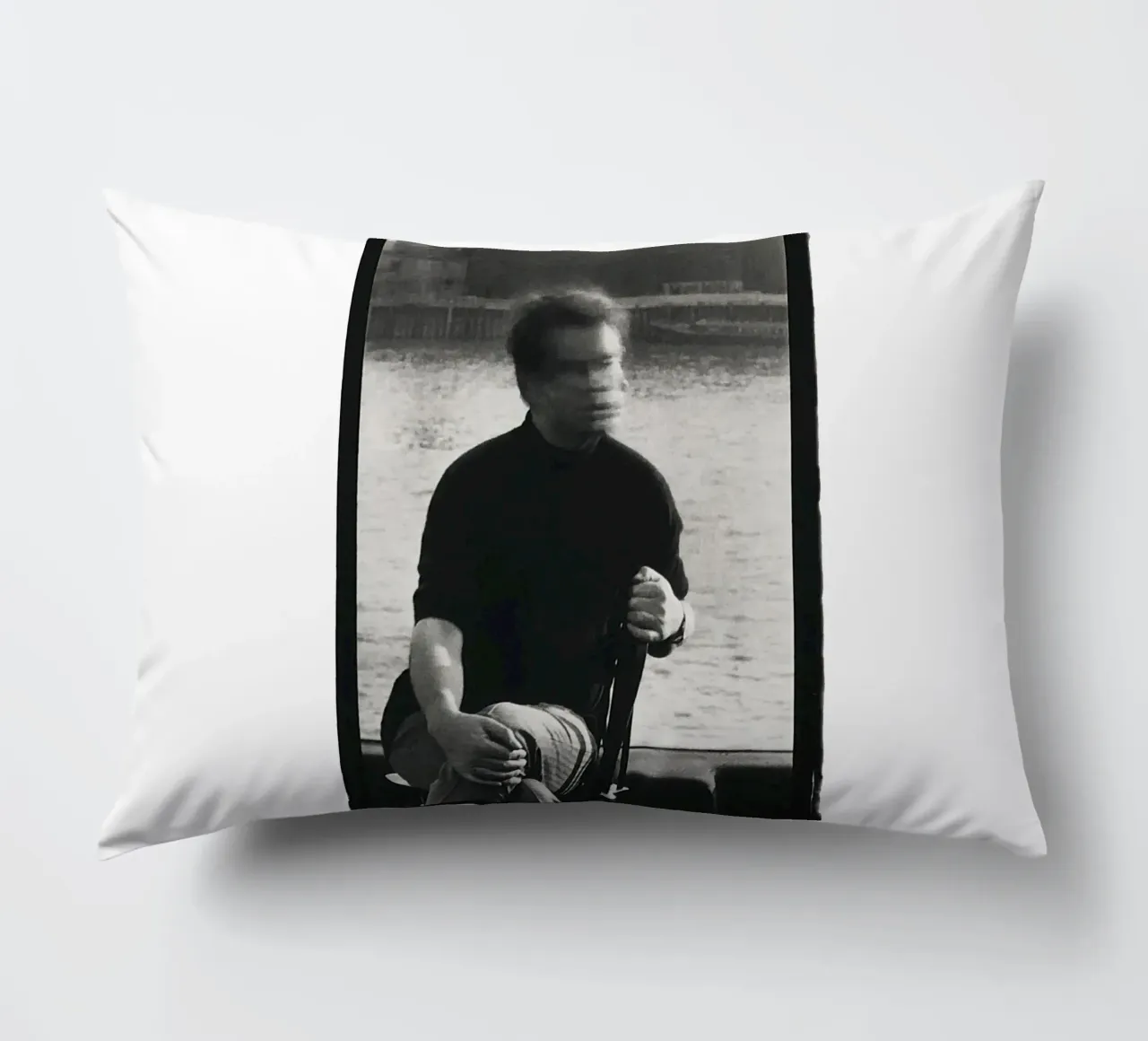Ritratto Peter Beard cuscino da Collins Shop