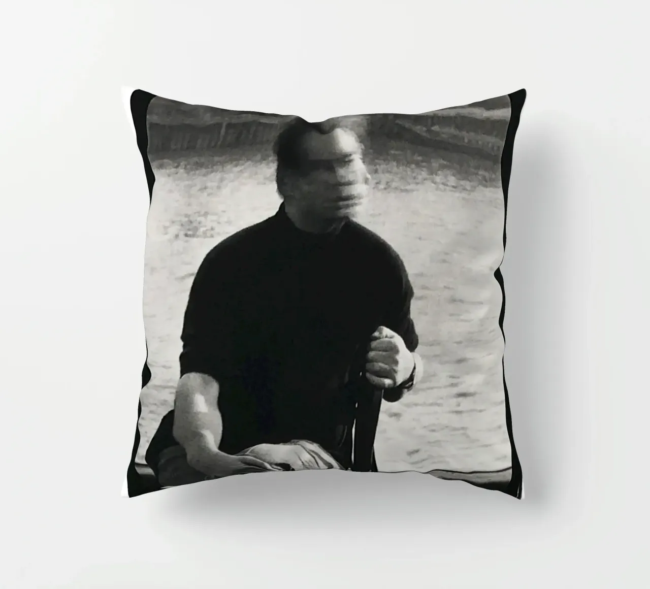 Ritratto Peter Beard cuscino da Collins Shop