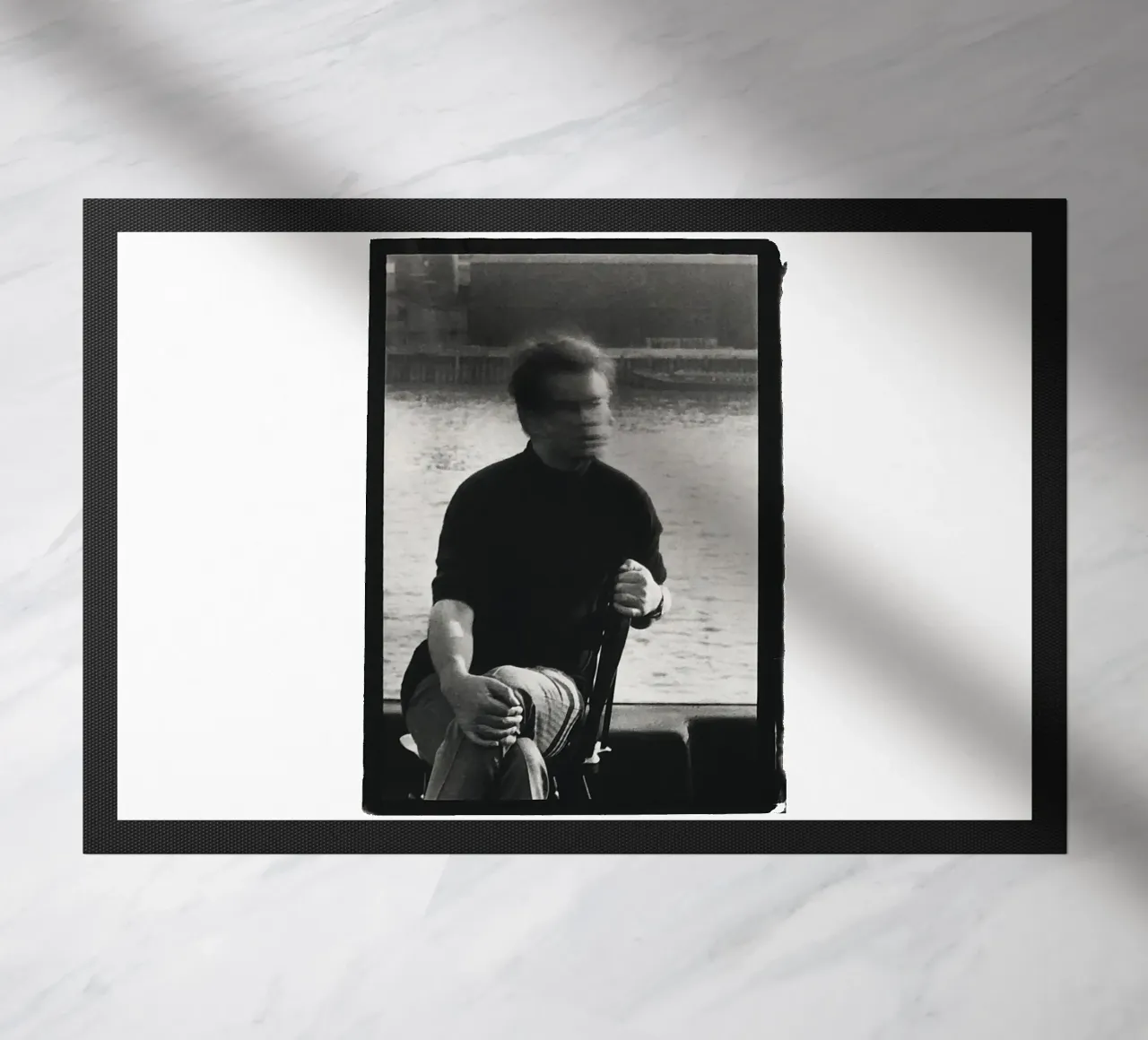 Ritratto Peter Beard zerbino da Collins Shop