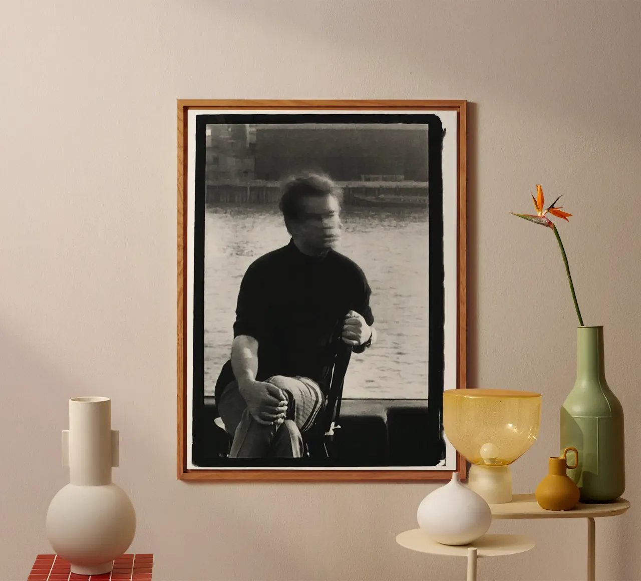 Ritratto Peter Beard alluminio dibond da Collins Shop